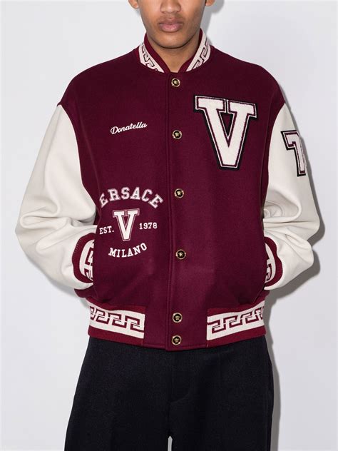 varsity jacket versace